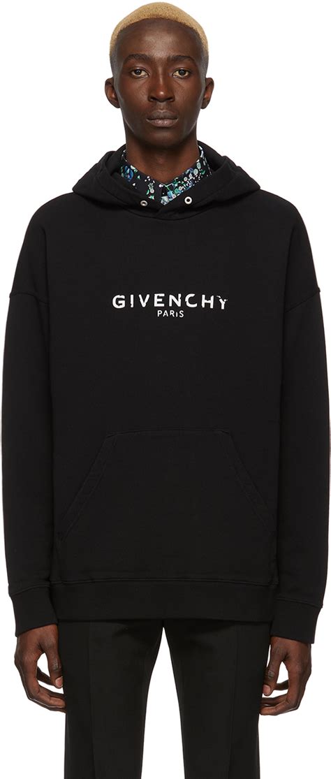 givenchy black hoody|reversible givenchy black hoodie.